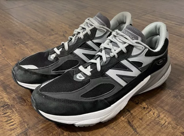 NEW BALANCE 990V6 Low Men's Size 13 Black Gray Athletic Running Shoes ...