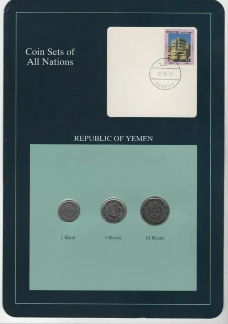Coin Sets of All Nations YEMEN 3 Coins Set 1993-1995
