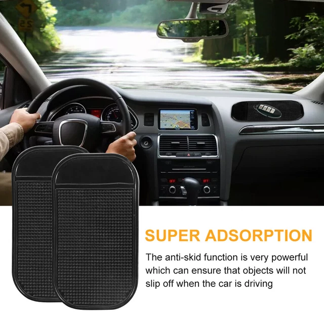 Holding Phone PU Car Dashboard Mat Washable Reusable Non Slip Self