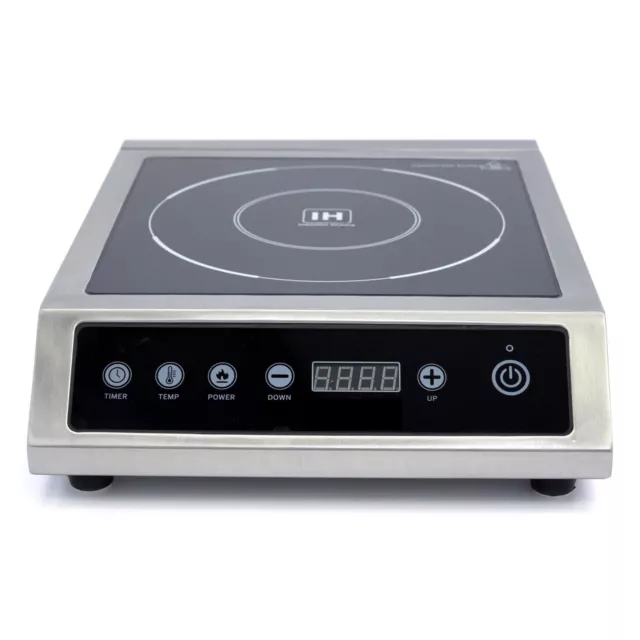 Commercial Induction Cooker Hot Plate Cooktop Temperature 0-240℃ 3500W 15A