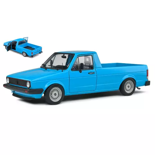 VOLKSWAGEN CADDY MK1 1982 BLUE 1:18 Solido Auto Stradali Die Cast Modellino