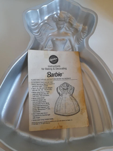 open lace back dress Wonder Doll Mold Cake Pan Set