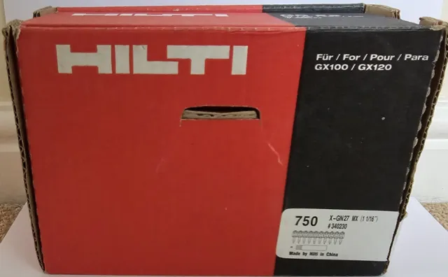 hilti GX100/GX120 X27 750 X 1 BOX