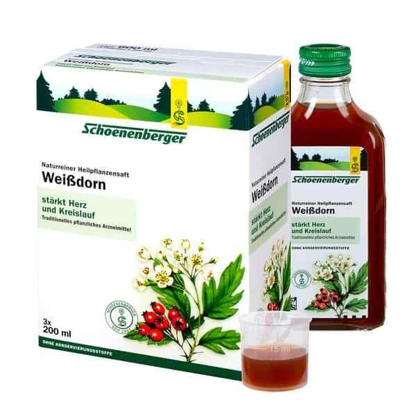 WEISSDORNSAFT SCHOENENBERGER 3 X 200 ml Flüssigkeit