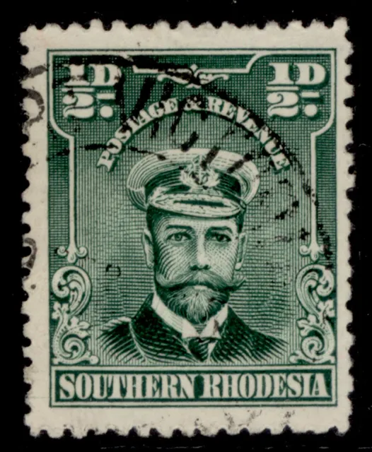SOUTHERN RHODESIA GV SG1, ½d blue-green, FINE USED.