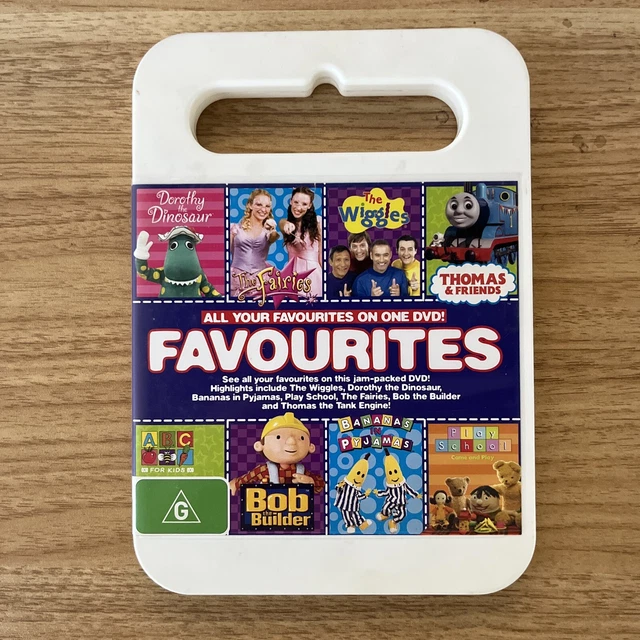 ABC FOR KIDS Favourites 1 DVD Wiggles Thomas Bob the Builder Banana In
