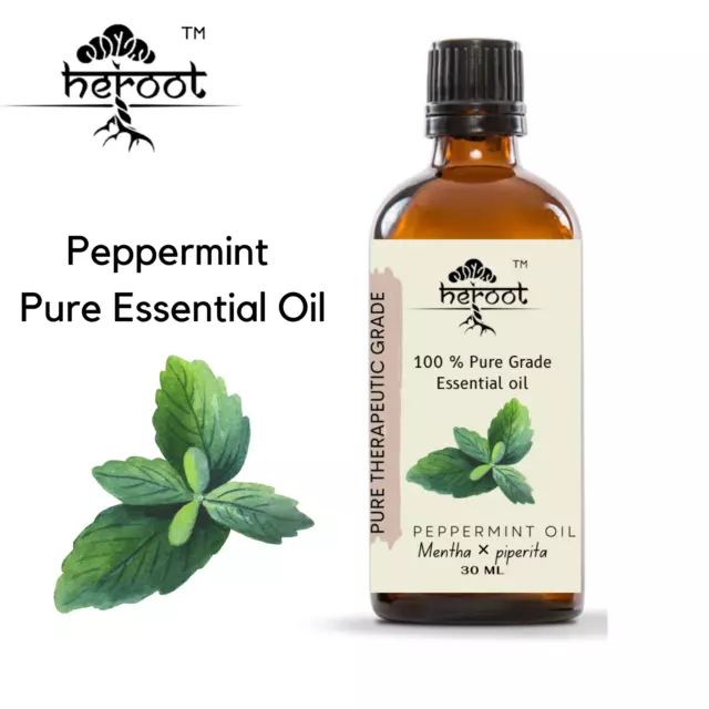 Peppermint 100% Pure Essential Oil Natural Therapeutic Grade relieve pain