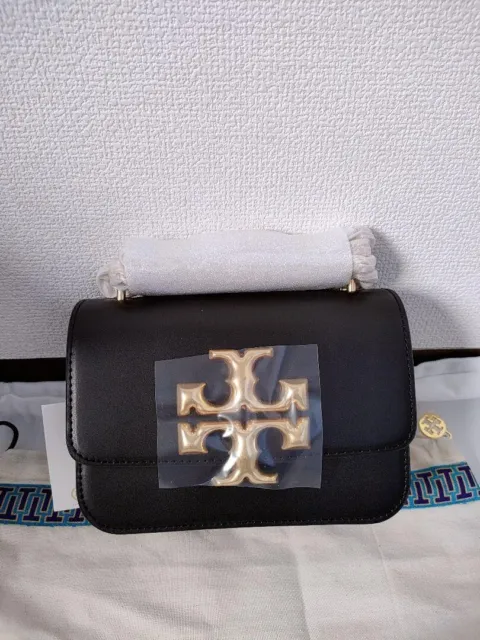 Tory Burch ELEANOR EMBOSSED SMALL CONVERTIBLE Shoulder Bag Black NEW Japan 2