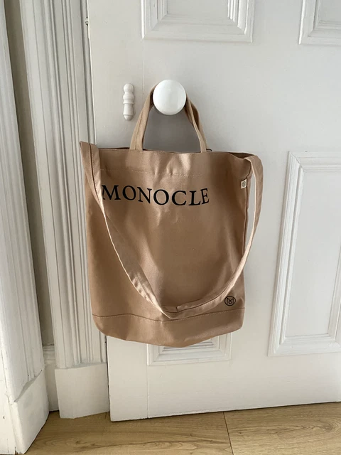 MONOCLE MAGAZINE TOTE Bag Market Shopper Canvas 20.00 PicClick UK
