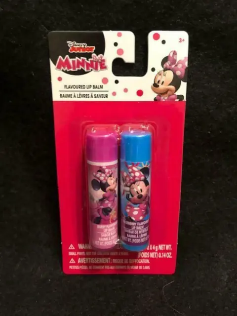 Disney Junior Minnie Mouse  2-Pc Berry & Blueberry Flavored Lip Balm