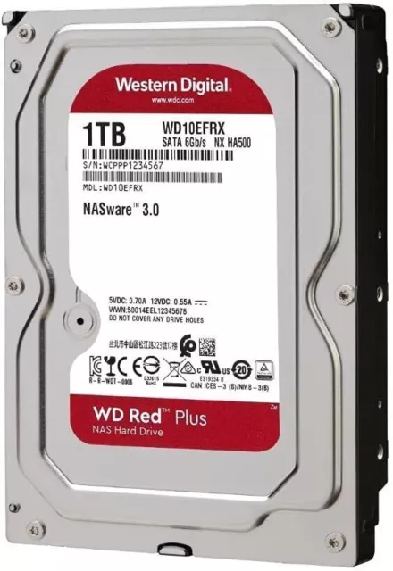 Disque Dur 3.5 Western Digital Red 4Tb 64Mb SATA