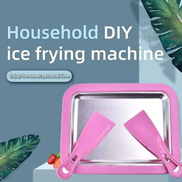 Máquina de rollos de hielo máquina de sartén máquina pala de hielo pala de plástico para helados de alta calidad