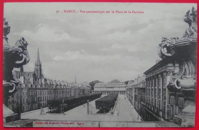 CPA - NANCY (54) - PANORAMIC VIEW OF THE PLACE DE LA CARIERRE / XXe