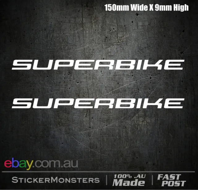 SUPER BIKE DUCATI Sticker Decal 150mmW TANK Moto GP Extreme Racing