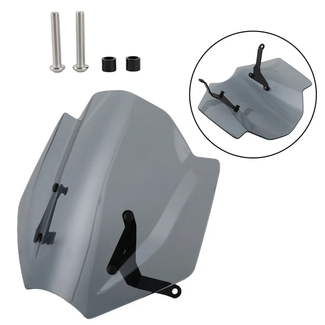 New ABS Motorcycle Windshield WindScreen for Trident 660 2021 Gray Y3