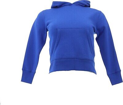 Lands' End UNF Little Boy's Hooded Pullover Sweatshirt Cobalt L # 393706