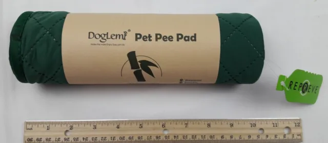 NEW, 50cm x 66cm (Medium) Green DOGLEMI Waterproof Washable Pet/Dog Pee Pad.