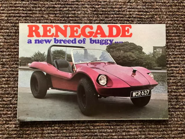 Eresbug Renegade Buggy Brochure 1970 - V.rare