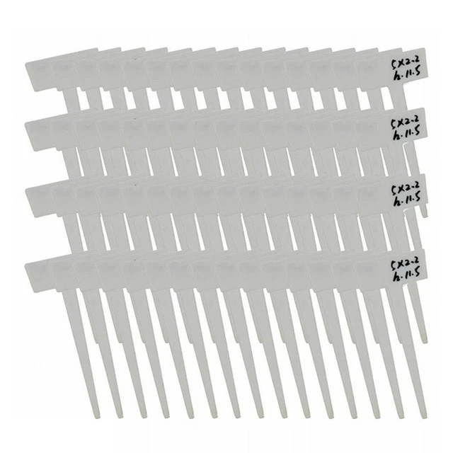 20 Etichette Legno Per Piante Con Lavagna - Segnapiano Da Orto Giardino, Scrivibili Con Gesso - Foto 6