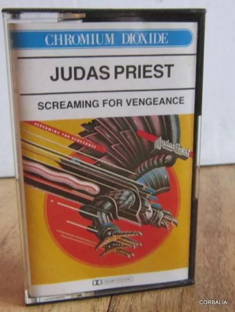 Cassette Audio K7 Audio Tape ~ Judas Priest :  Screaming For Vengeance