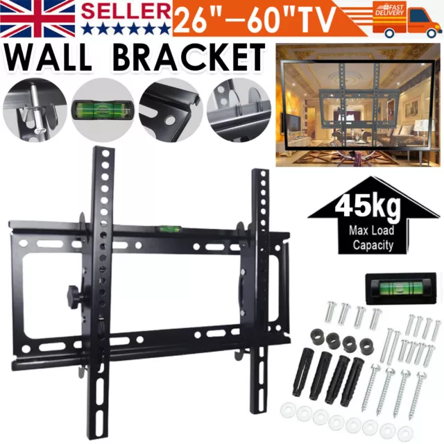 Tv Wall Bracket Mount Tilt Lcd Led Plasma 32 40 42 50 55 60 65 Inch For Lg Sony