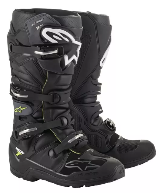 Alpinestars Tech 7 Enduro Drystar Motorcycle Off Road Boots Black/Grey (106)