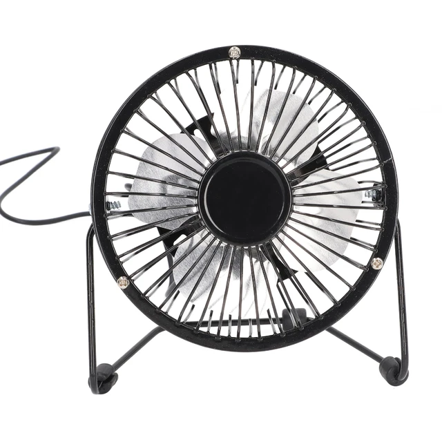 Petit Ventilateur De Bureau USB Rotation à 360° Super Sound Off Mini Ventilateu
