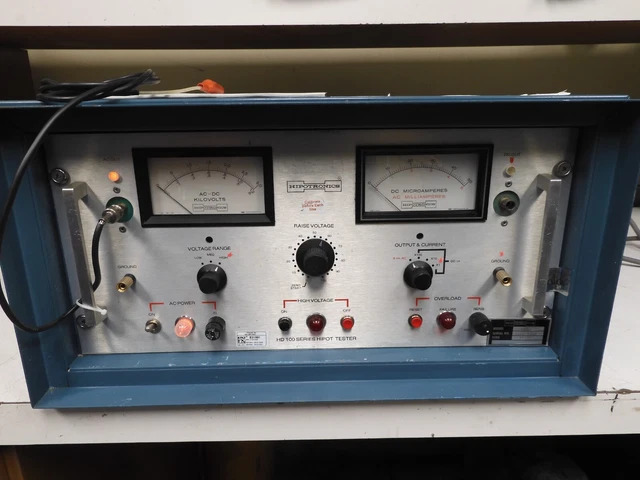 Hipotronics - model HD 100 series - High Pot Tester - Last Cal'd 2020 - PJ7