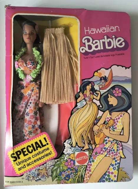 Barbie Hawaiian Steffie Face Mattel Vintage Anni 70