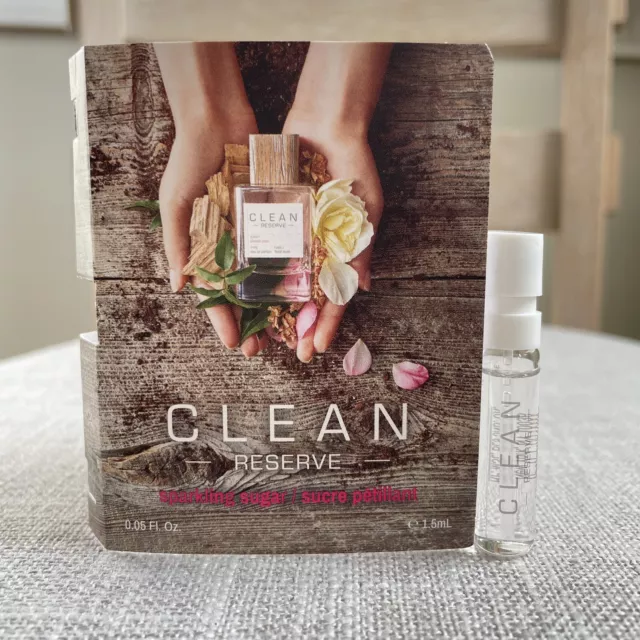 Clean reserve hotsell perfume samples