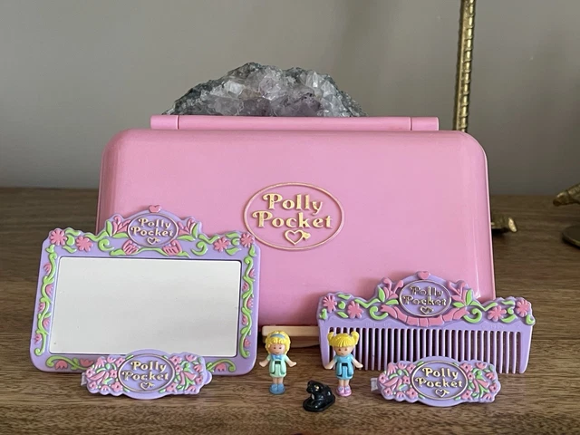 Polly Pocket Bluebird 1990 - Fashion Show Hat Box - 1 Personnage - Rare