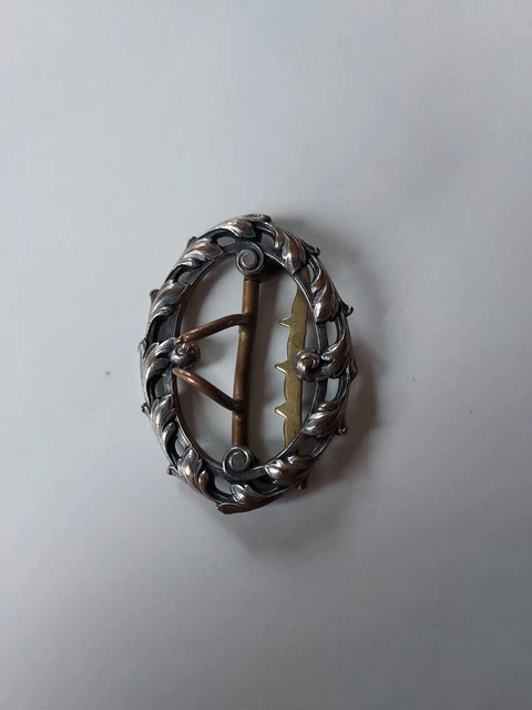 Boucle De Ceinture Ancienne Michelin - Largeur 2 3/8, Occasion