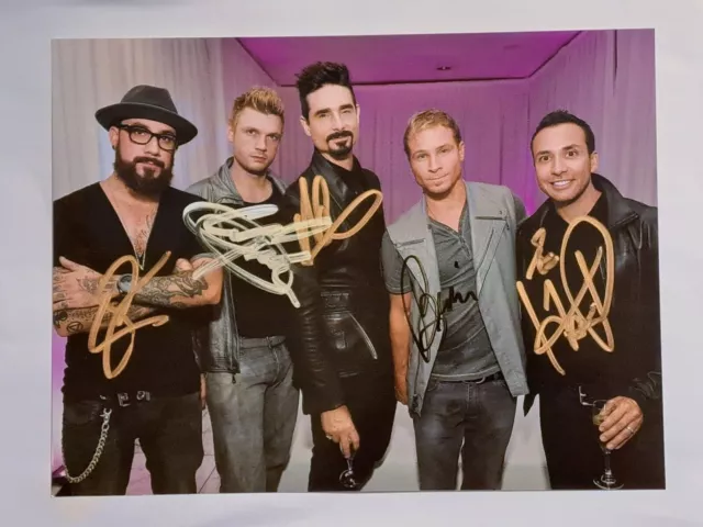 Backstreet Boys Original Autogramme 20/26cm