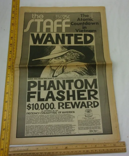 Phantom Flasher The Hollies Rita Coolidge The STAFF 1972 mag counterculture