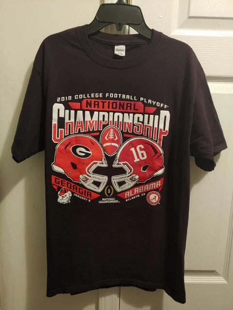 Alabama Crimson Tide vs Georgia Bulldogs Football Playoff 2018 Champions T-shirt
