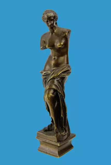 Petschaft in Form der 'Venus von Milo' feiner Bronzeguss um/nach 1900