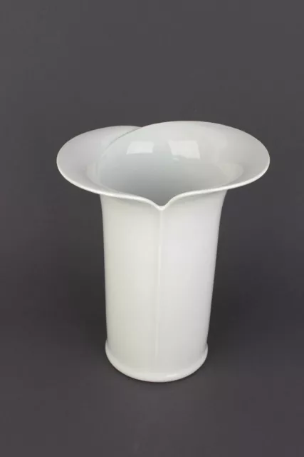 Seltmann Weiden Porzellan Vase weiß 70er Jahre