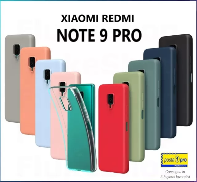 Cover Per Xiaomi Redmi Note 9 Pro Custodia Protezione Morbida Tpu In Silicone