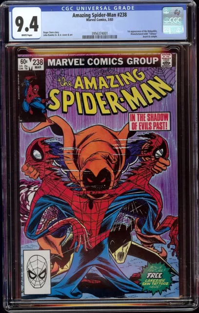 Amazing Spider-Man # 238 CGC 9.4 White (Marvel, 1983) 1st appearance Hobgoblin