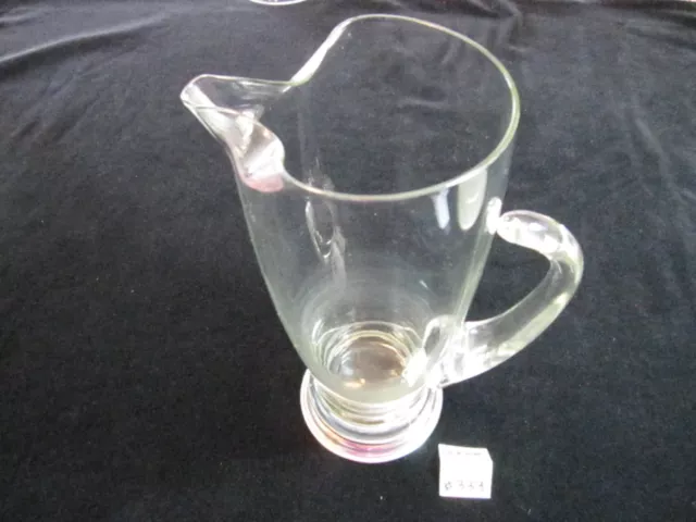 Wonderful Martini Pitcher, Wallace Sterling 925 Base, 9"H