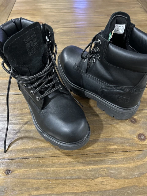 TIMBERLAND PRO SAWHORSE 6in Composite Toe Work Boots Black M 6.5-W 8 ...