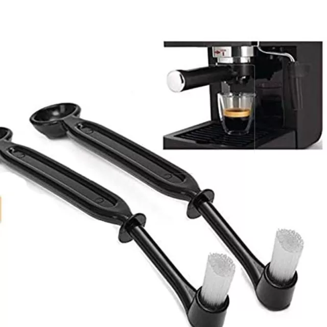 2pc Plastic Coffee Machine Brush Cleaner Nylon Espresso Machine Cleaning Tool UK