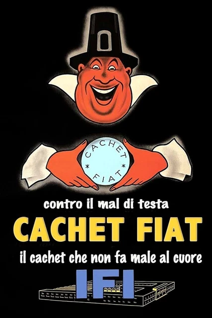 Poster Manifesto Locandina Pubblicità Vintage Abbigliamento Moda La Rinascente