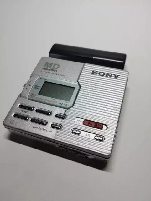 SONY MD Walkman Mz-R90 Silver Color