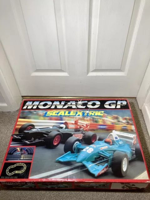 Vintage Monaco GP Grand Prix Hornby Scalextric F 1 Boxed V Good Working Order