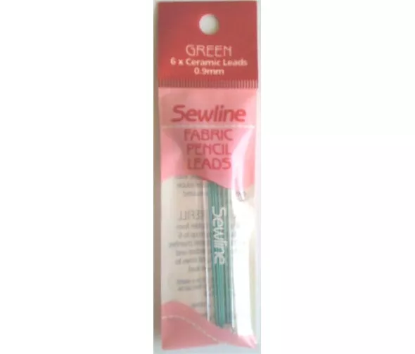 Premium Quality Sewline Mechanical Fabric Pencil Green Refill Leads 6 pack