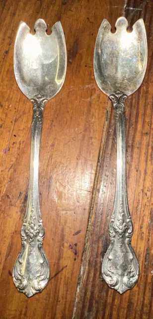 Old Master by Towle Sterling Silver set of 2 Ice Cream Forks 5.75"