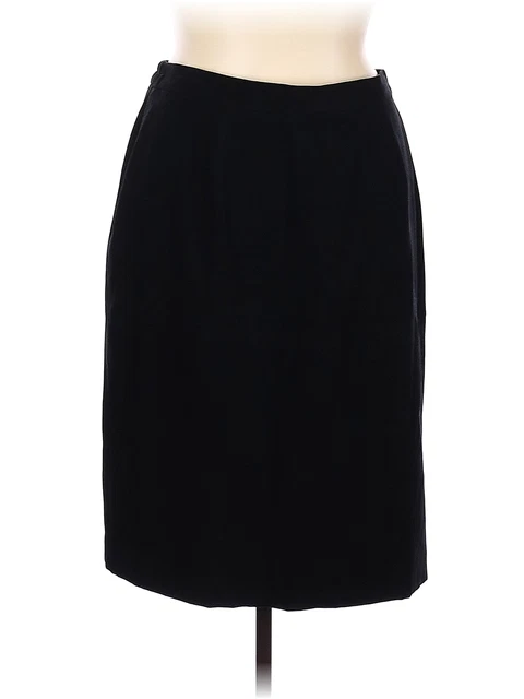Amanda Smith Women Black Casual Skirt 16