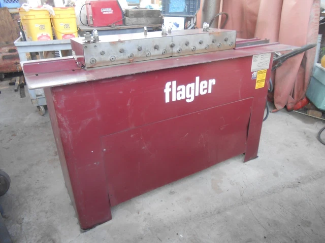 Flagler High Speed Button Lock Machine Lockformer