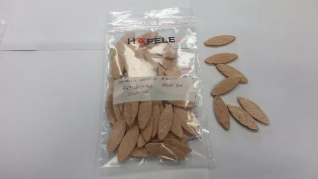 Lamello Jointing Biscuit Size 10 (267.90.010) Pk 100 (Hafele)